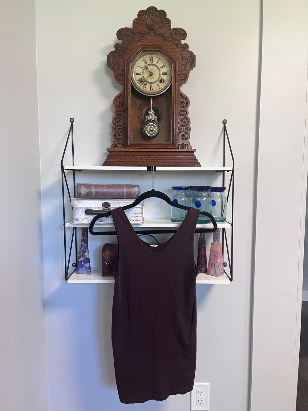 Simple Sleeveless bamboo layering top brown
